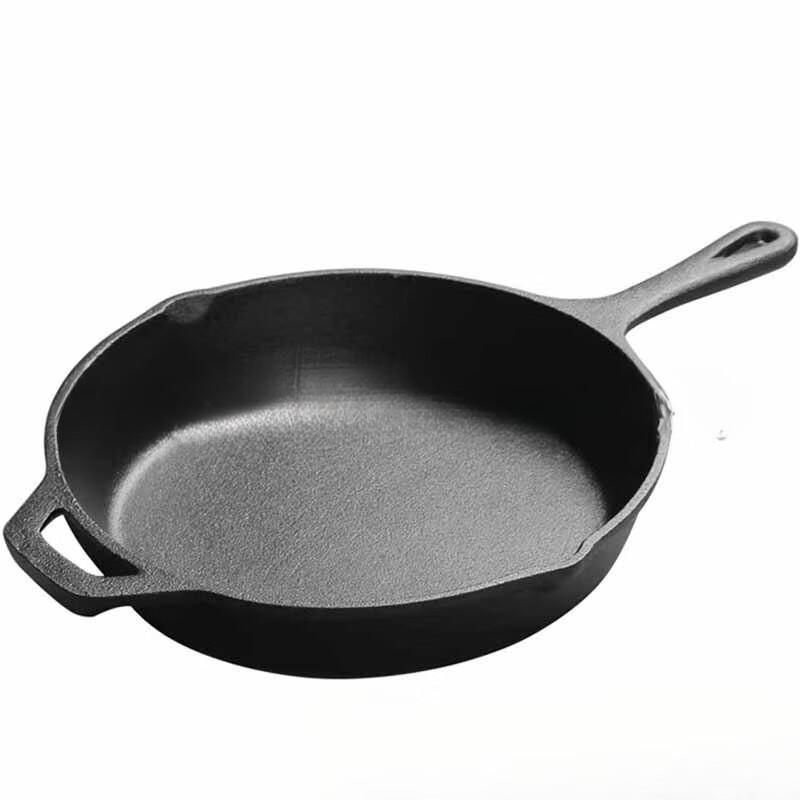 Cast Iron Flat-Bottom Skillet