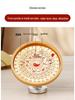 Adjustable Wooden Sundial Perpetual Calendar, Desktop Ornament and Timer for Home or Office Decor