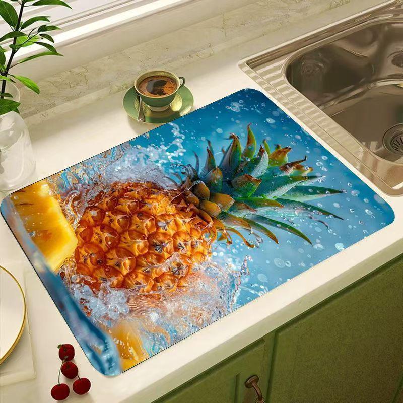 Creative Diatom Mud Kitchen Counter Draining & Quick-Dry Mat