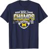 Michigan Wolverines 2024 Rose Bowl Champs Football Vintage T Shirt Mens Womens Tees Top Men Women Kid