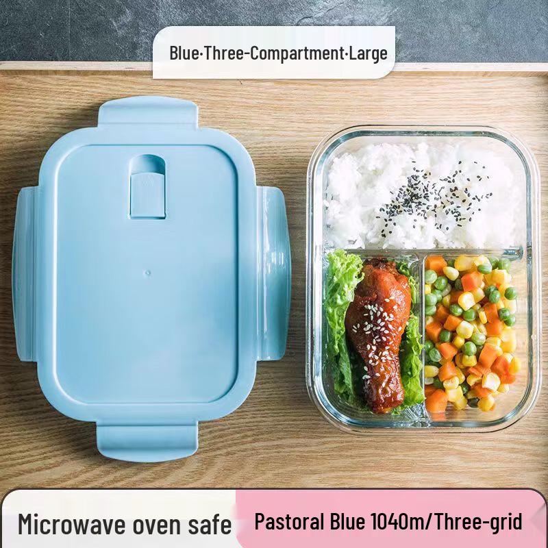 Ruhan Divided Glass Food Storage Container