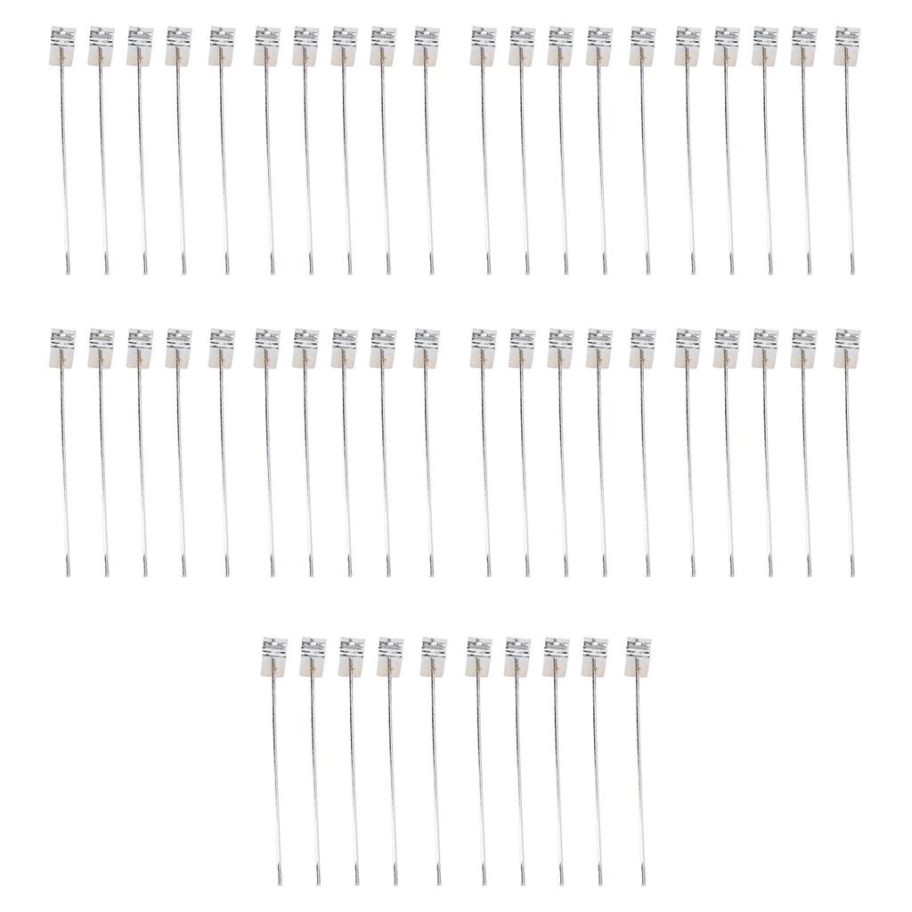 50PCS Slot Board Hook 20cm 3.3mm Aluminum Alloy Slat Wall Hanging Hook for Home Shopping Mall