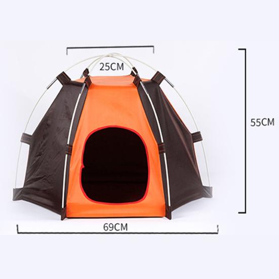 Summer Pet Dog Cat Puppy Portable Foldable Tent Breathable Outdoor House Cave