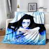 EvaneScence Band Retro Printed Fashion Warm Blanket Flannel Blanket Bed Linings Home Travel Birthday Gift