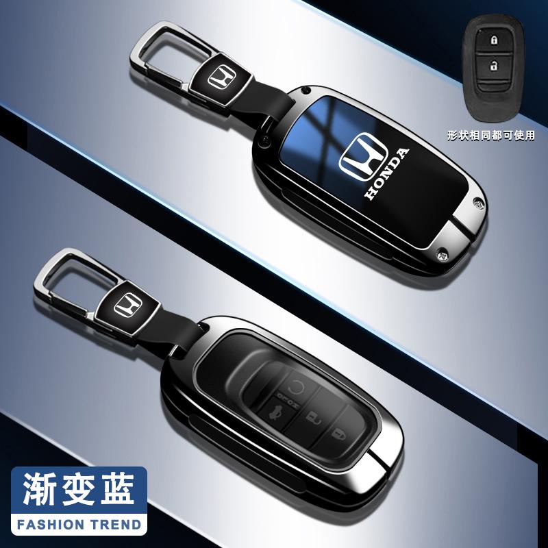

For Honda Civic Accord HR-V CR-V CRV 2021 2022 2023 5Buttons Auto Shell Fob Holder New Car Key Case Cover Keychain Accessories