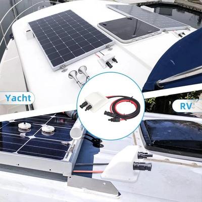Solar Weatherproof Entry Gland Entry Housing With Extension Cable Solar Connector Solar Project For RV Yacht Campervan