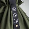 Bento Bag Adjustable Wide Opening Canvas Drawstring Design Lunch Handbag Picnic Accessories