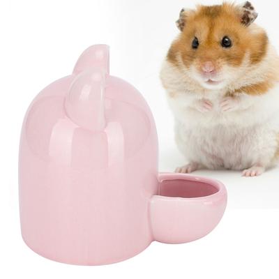 250ml Haustier Keramik Tränke Trinknapf Futterspender Leise Wasserspender Für Hamster Igel Eichhörnchen