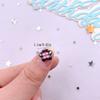 50Pcs Mix 11mm Cute Grid Bowknot Flower Nail Art Flat back Rhinestone Scrapbook DIY Valentine's Day Appliques Crafts Accessories