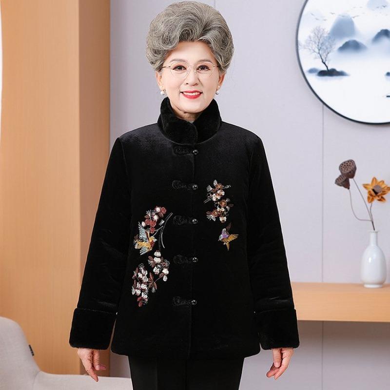 Winter padded jacket padded jacket golden velvet piled thickened padded jacket