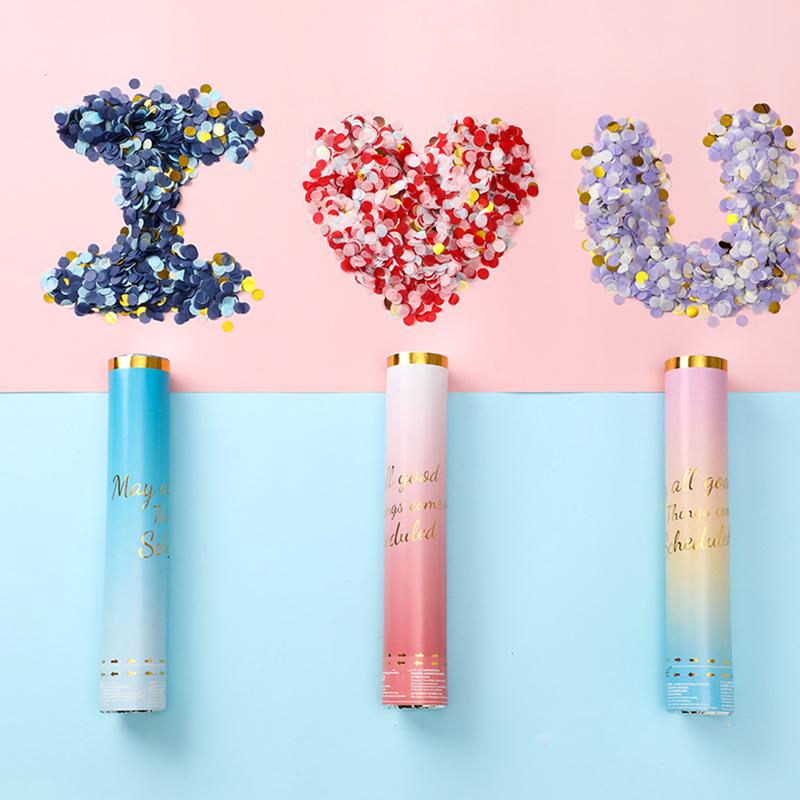 Rose gold party poppers Clearance