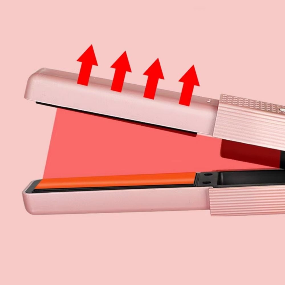Even Heat Distribution Hair Straightening Irons Portable Straight Hair Stick  Fine Soft Short Hair