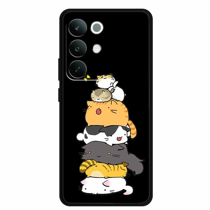 

Case For Realme 15X Fashion TPU Black Silicone Coque Soft Back Cover for Realme 15X Phone Case Shell Funda Bag Military Grade Realme 15X