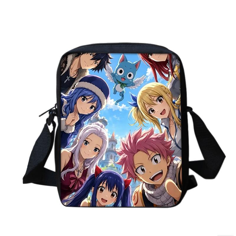 FAIRY TAIL shoulder bag cartoon anime print student boys and girls new lightweight, compact, large capacity, versatile