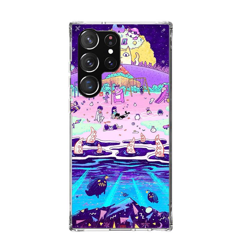 Game O-Omori Cartoon Phone Case For Samsung Galaxy S26 S25 Edge S24 S23 FE S22 Ultra S21 Plus S20 + Fundas Cover Coque Galaxy S2