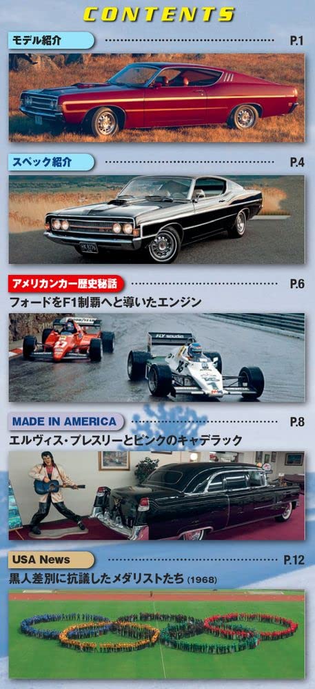 American Car Collection No. 26 (Ford Fairlane Torino GT) [Encyclopedia] (with model)