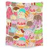 Sweet Ice Cream Throw Blanket Super Soft Warm Blanket For Couch Bed Sofa Office Car,Cozy Flannel Plush Blanket Gift For Girl Boy