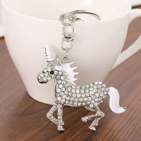 Keychain Pendant 2026 Year of Horse Mascot Good Luck Charm Key Chain Bags Backpacks Car Decoration Chinese New Year Gift