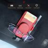 Leather Storage Clip Auto Interior Accessory Car Glasses Holder Card Clip Eyeglass Hanger Organizer Clip for Sun Visors