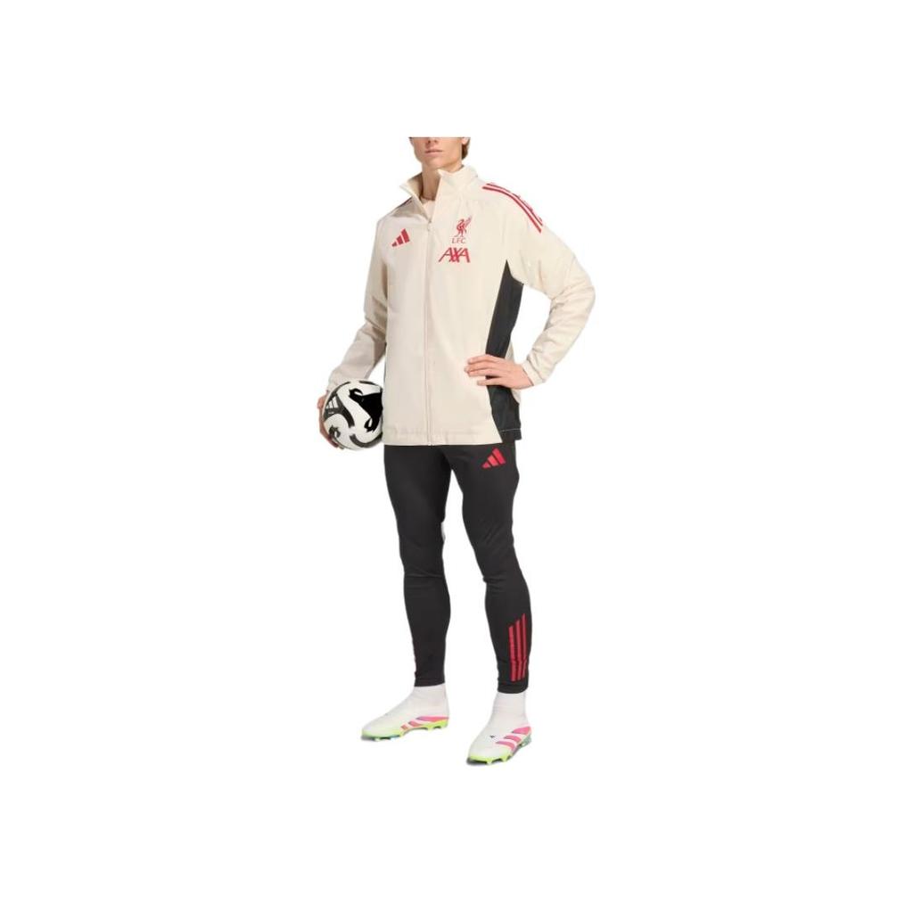 adidas Jachetă cu glugă cu fermoar cu mâneci lungi cu dungi pentru bărbați Jachetă JV6554
