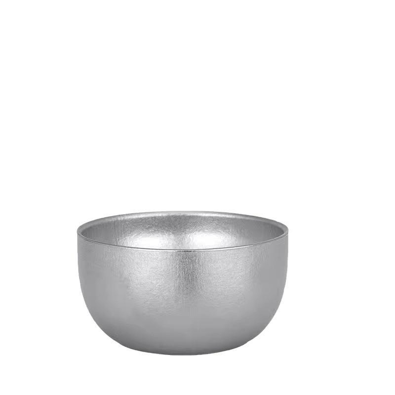 Pure Titanium Mini Tea Cup Set 45ml Double Wall Insulated Travel Mug Home Office Gift Modern Minimalist