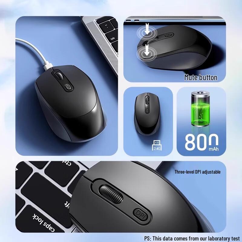 You Shi Left-Handed Silent Bluetooth Rechargeable Mouse