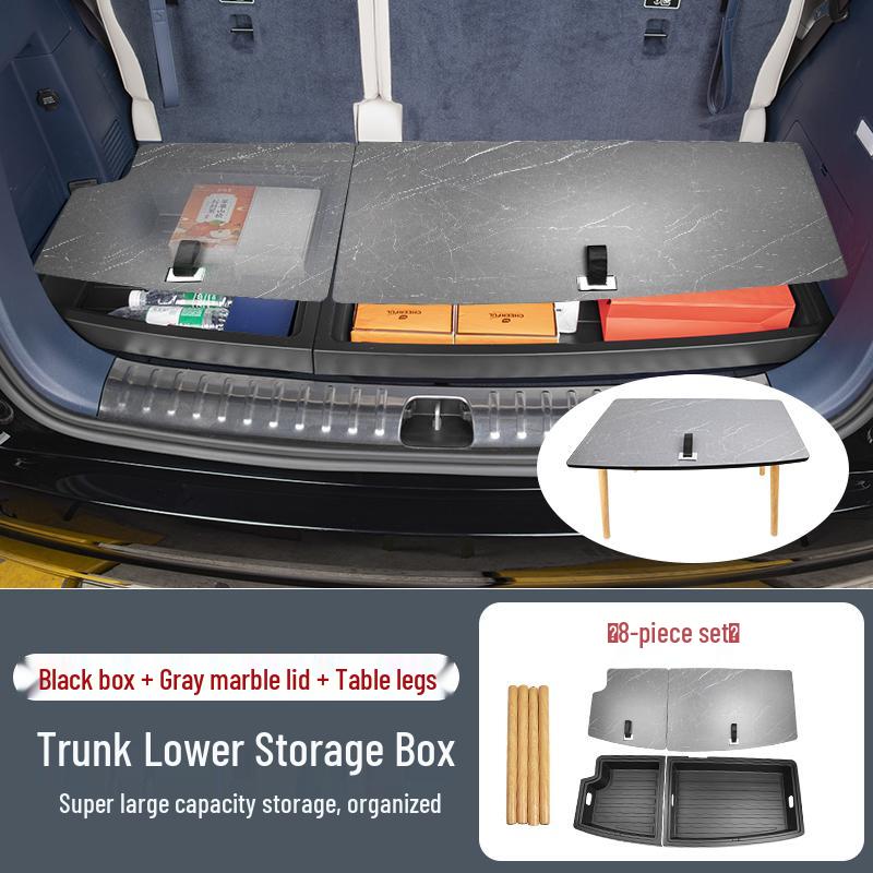 Zeekr 009 Trunk Organizer for 2024-25: Tail Box Storage & Accessories