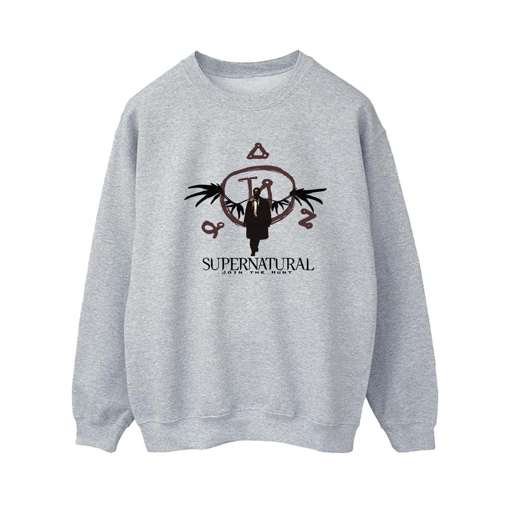 Supernatural Womens/Ladies Wings Logo Sweatshirt
