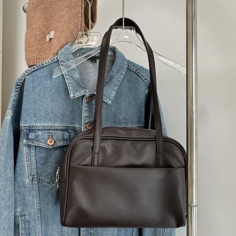 Women's Large Capacity Single Shoulder Bag Korean Style Multifunctional Handbag Vintage Underarm Bag Versatile Commuting Tote Bag Women Bag