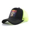 Sommar Basebollkeps Utomhus Andningsbar Mesh Truckerkeps Herr Dam Tryckt Skalle Snapback Hip Hop Kepsar Justerbar Keps med Skärm