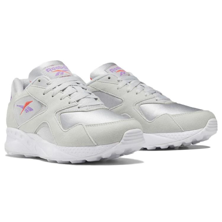 Reebok Torch Hex Comfortable Retro Fabric Synthetic Leather Low Top Running Shoes Women Sneaker Gray DV8580