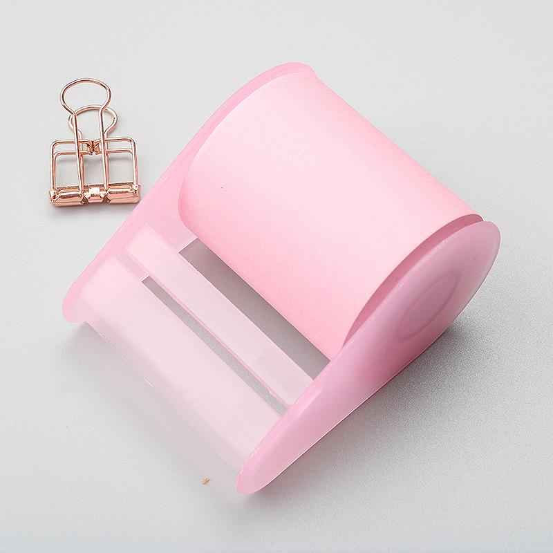 Creative Tape-Style Sticky Notes Tearable Replaceable Paper Core 8m Durable Strong Viscosity for Office And School Supplies