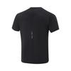 Li-Ning Plain Minimalist Sports Casual Round Neck Pullover Short Sleeve T-Shirt Men Tops Black ATSV071-1
