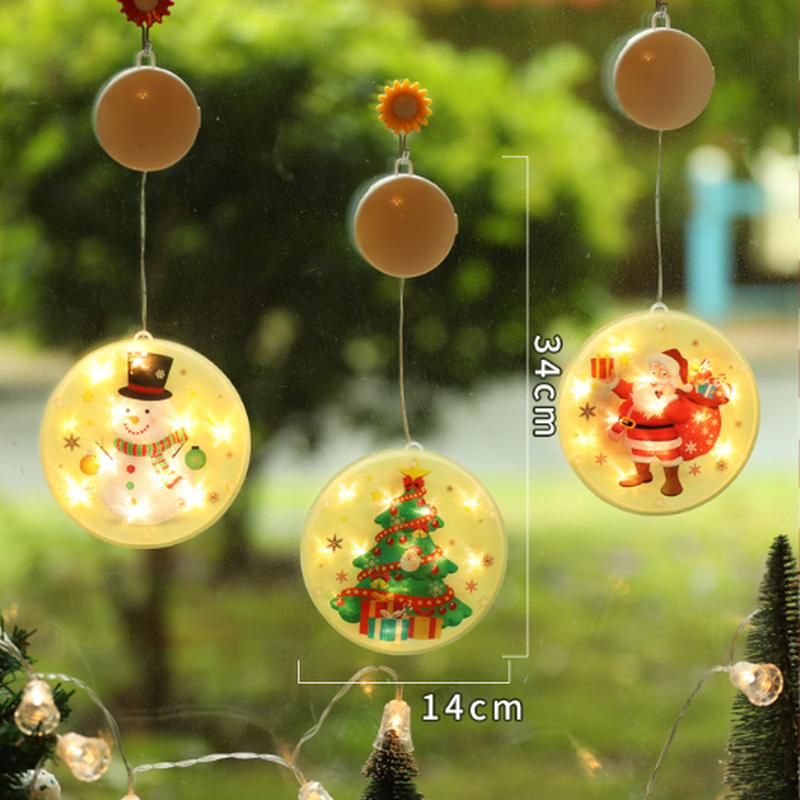 Christmas LED Lights Home Decoration Holiday Window Decor Lights Battery Power Christmas Decor