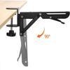 2PCS Desktop Foldable Expansion Stand,No-Drill Hole Desk Extension Stand,Space-Saving Platform Extender,Drilling-Free Bracket