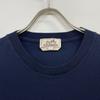 Hermes Navy Cotton Pocket T-shirt Tops XL NavyUsed