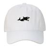 1ks Retro vypraná baseballová čepice s výšivkou žraloka pro ženy Muže Ležérní nastavitelná vypraná bavlněná čepice typu Dad Hat Unisex Klasické golfové čepice
