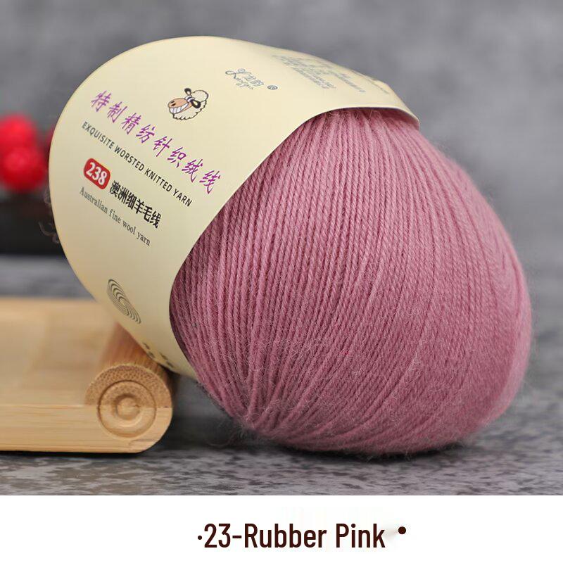 Fine Australian Wool Yarn for Hand-Knitted Sweaters, Hats, and Scarves