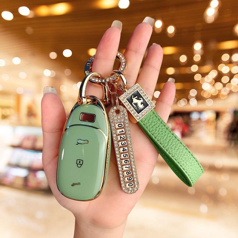 Premium Vollabdeckung Auto Schlüsselhülle