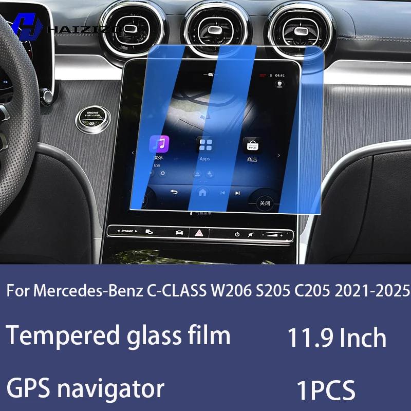 

For Mercedes-Benz C-CLASS W206 S205 C205 -2025 Tempered Glass Car Navigation Screen Protector Film Dashboard Monitor Screen Blue light