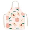 Strawberry Peach Halter Neck Apron Fruit Pattern Household Apron New Children Apron  Home Use