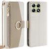 For Xiaomi 14T Case Mirror Wallet Leather Phone Cover with Chain Shoulder Strap