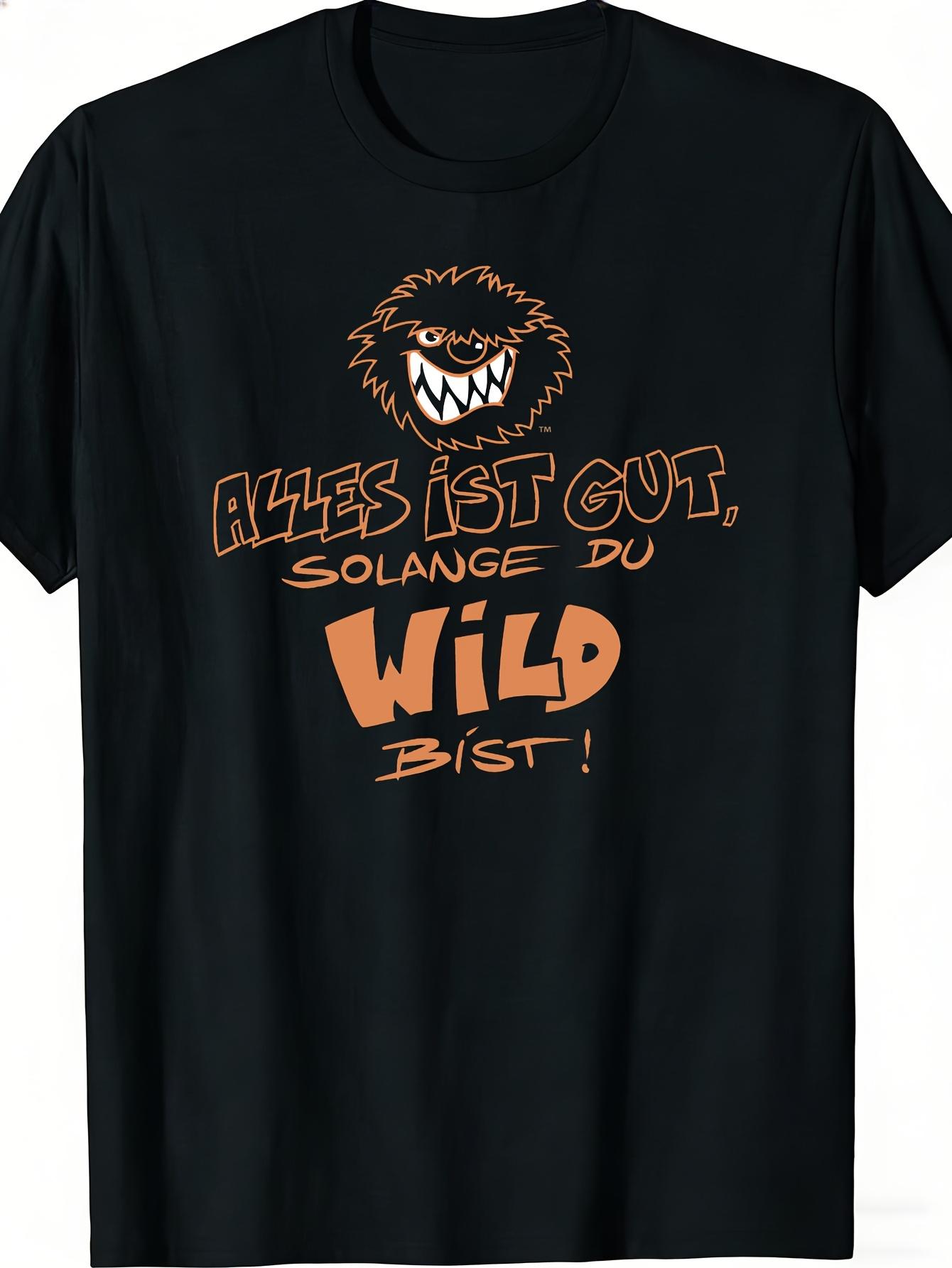 Men S Wild Guys T-Shirt | Featuring a Slogan And Logo Design XXXXL