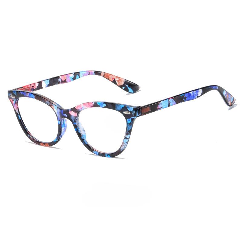 

Ретро женские очки для чтения Кошачий глаз Защита от синего света Мужские очки Модные очки для пресбиопии и дальнозоркости + 350 degrees