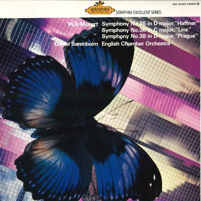 LP Record DANIEL BARENBOIM  Mozart Symphony No 35 Haffner No36  EAC30326 SERAPHIM Japan Obi Classical Used