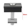 Solar Panel Mount Bracket End Clamp Middle Clamp 30mm/35mm Black PV Solar System Installation Racking Fixing Pressure Block