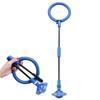 Elastic Flashing Bouncing Ball and Rotating Jump Hoop Set for Kids and Adults