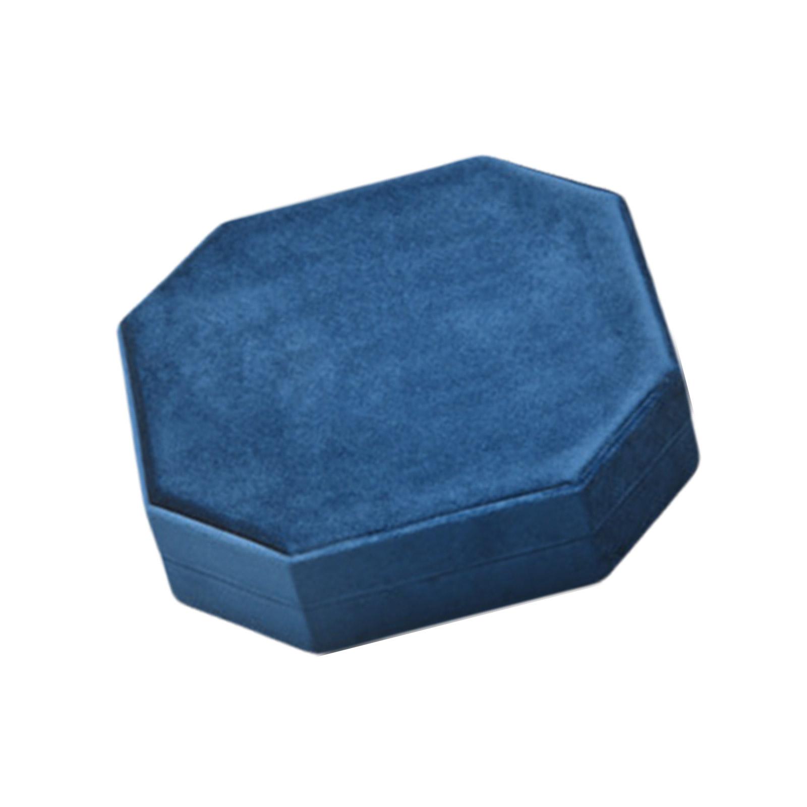 

Travel Friendly Jewelry Case Necklaces Storage Box Elegant Jewelry Case Portable Necklace Holder Suitable for Jewelry синій