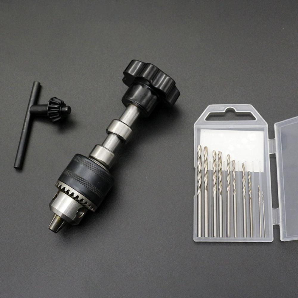 Precise Hand-twisted Drill Corrosion Resistance Clamp Range 0.5mm-3.0mm Manual Twist Drill Bit Non-slip Alloy Steel