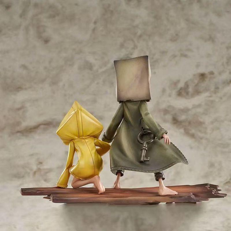 Little Nightmares Ii Six Mono Action Figure Game Scene Model Toys Cartoon Character Chassis Ornament Collection Halloween Gifts